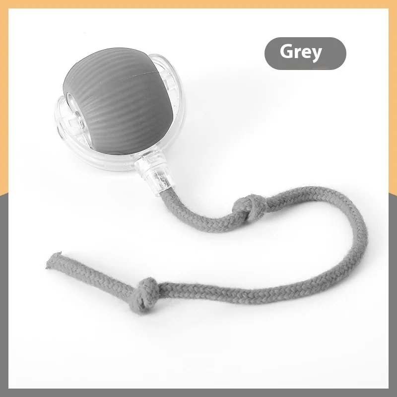 Interactive Rolling Cat Ball — Grey
